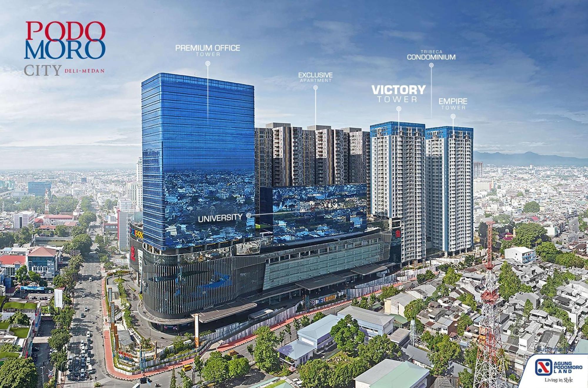 Apartemen Delipark Mall Luas 60meter 2kamar Liberty Lt9 Medan