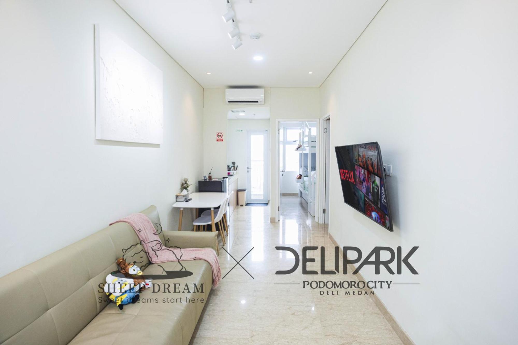 Delipark Mall Luas 60meter 2kamar Liberty Lt9 Apartemen *